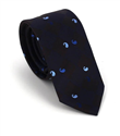 Corbata Estrecha Paisley Marrón