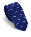 Corbata Estrecha Tiburones Azul