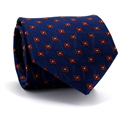 Corbata Flores Azul Marino