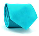 Corbata Lisa Azul Turquesa MicroTwill