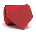 Corbata Lisa Roja Raya Horizontal