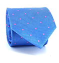 Corbata Lunares Azul Celeste
