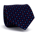 Corbata Lunares Azul Marino I
