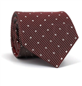 Corbata Lunares Granate