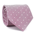 Corbata Lunares Magenta