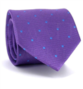 Corbata Lunares Malva