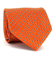 Corbata Lunares Naranja