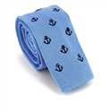 Corbata Punto Anclas Azul Celeste
