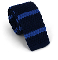 Corbata Punto Azul Rayas Azules
