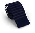 Corbata Punto Azul Rayas Finas