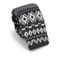 Corbata Punto Gris Estampado Invernal