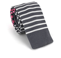 Corbata Punto Gris Rayas Finas