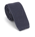 Corbata Punto Lisa Gris Oscuro