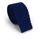Corbata Punto Lisa Ondas Azul