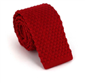 Corbata Punto Lisa Ondas Roja