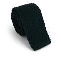 Corbata Punto Lisa Ondas Verde Oscuro