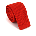 Corbata Punto Lisa Rojo Anaranjado
