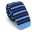 Corbata Punto Rayas Azul y Amarilla