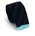Corbata Punto Rayas Diag. Azul y Verde