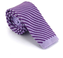 Corbata Punto Rayas Diag. Violeta y Lila