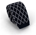 Corbata Punto Rombos Azul Oscuro
