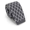 Corbata Punto Rombos Gris