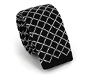 Corbata Punto Rombos Negra