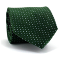 Corbata Puntos Verde Oscuro
