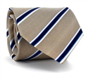 Corbata Rayas Beige