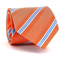 Corbata Rayas Naranja