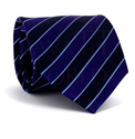 Corbata Rayas Púrpura y Negra