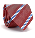 Corbata Rayas Roja