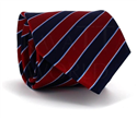 Corbata Rayas Roja y Azul