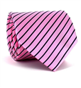 Corbata Rayas Rosa