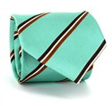 Corbata Rayas Verde Turquesa