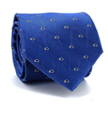 Corbata Seda Paisley Azul