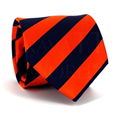 Corbatas Rayas Naranja y Azul