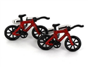 Gemelos Bicicletas Rojas