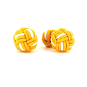 Gemelos Bola Grande Amarillo y Blanco