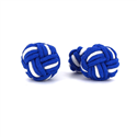 Gemelos Bola Grande Azul Marino y Blanco