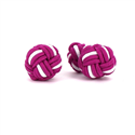 Gemelos Bola Grande Fucsia y Blanco