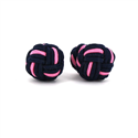 Gemelos Bola Grande Negro y Rosa