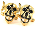 Gemelos Calaveras Doradas