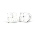 Gemelos Cuadrado Blanco