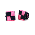 Gemelos Cuadrado Negro y Rosa