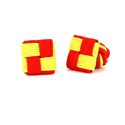 Gemelos Cuadrado Rojo y Amarillo