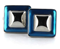 Gemelos Cuadrados Esmaltados