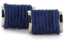 Gemelos Cuerdas Azules Oscuros