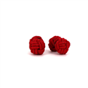 Gemelos Doble Bola Rojo Carmín