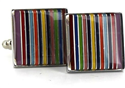 Gemelos Esmaltados Cuadrados Multicolor II